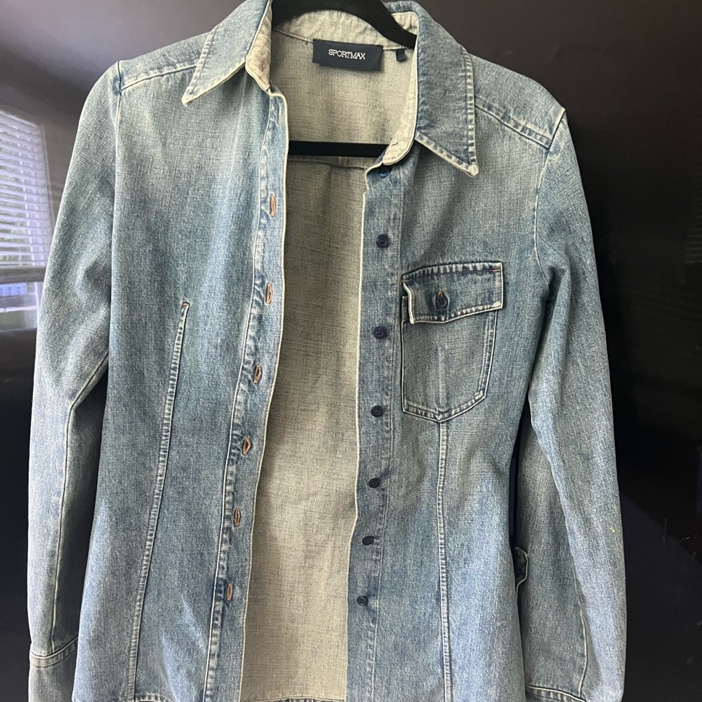 Sport max denim shirt